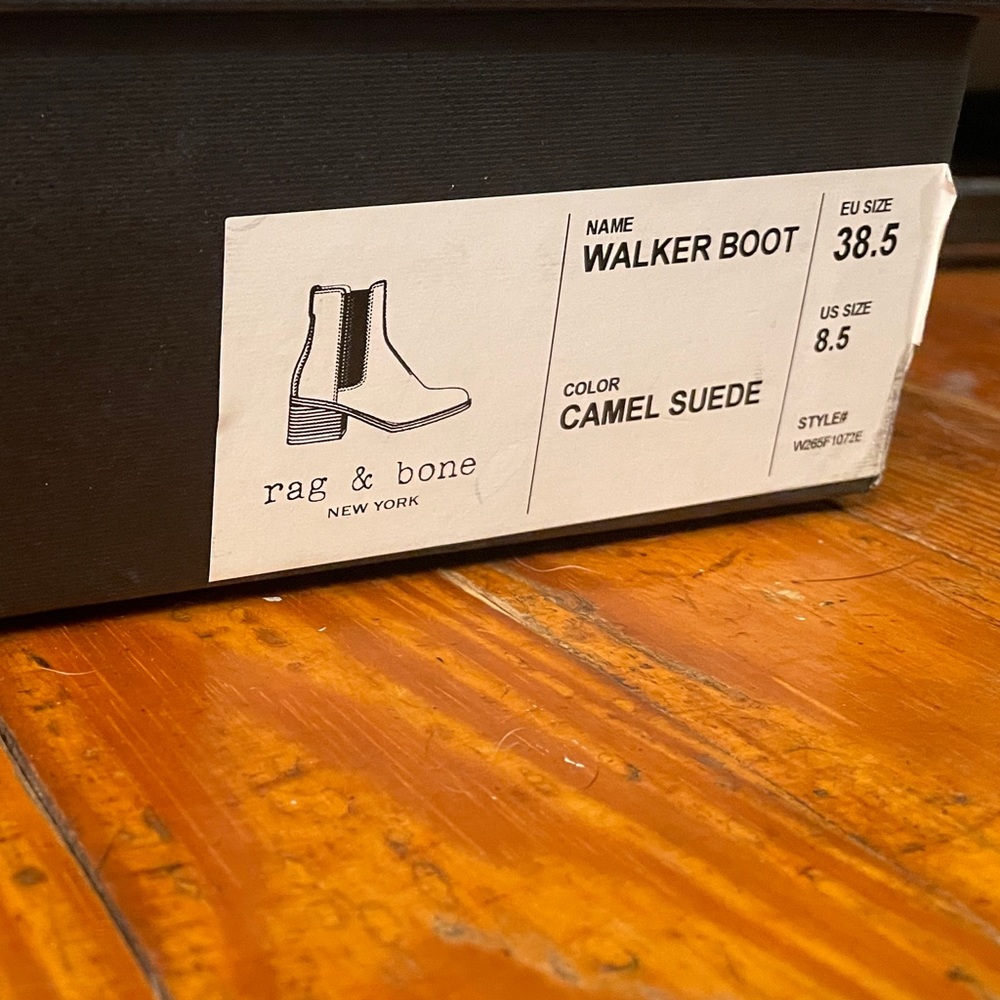 Walker Boot In Camel Suede, By Rag & Bone - image 3